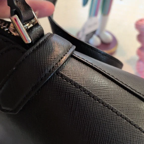 KATE SPADE Black Saffiano Crossbody Bag New - Picture 8 of 9